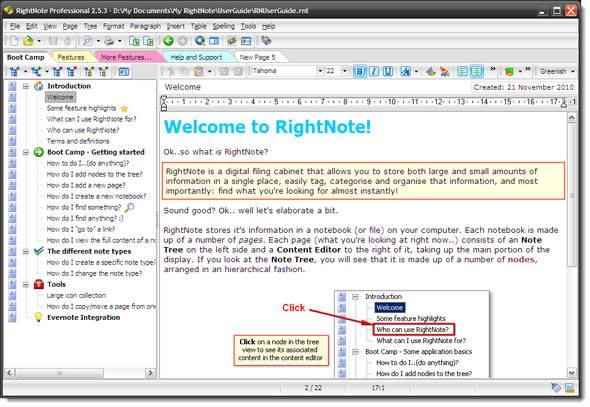 Organize All Your Information in One Place With the Easy-to-Use RightNote
