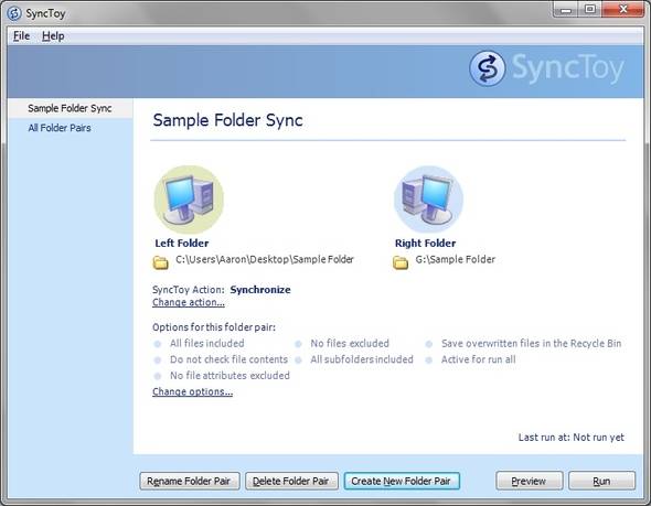 SyncToy: Microsoft's Simple Backup & Synchronization Solution [Windows]
