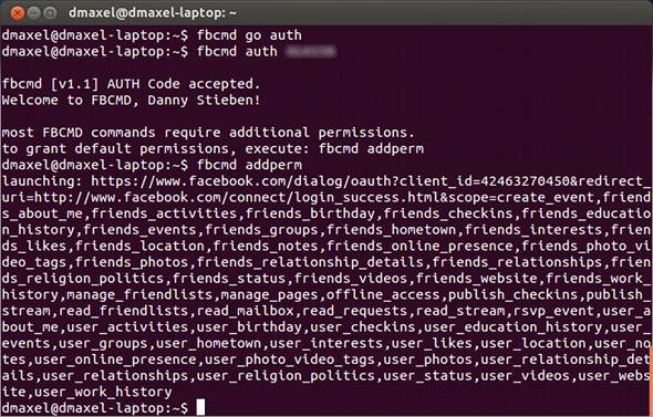 Sign Command Facebook Access Facebook From The Linux Command Line