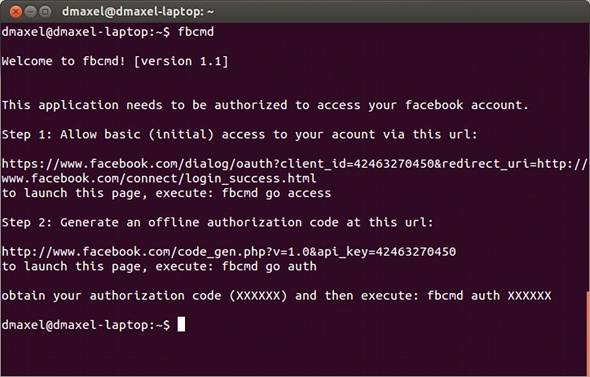 Access Facebook From The Linux Command Line