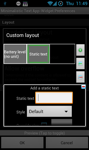 Create Your Own Gorgeous Text-Only Widgets For Free With Minimalistic ...