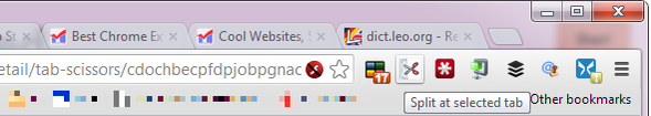 Split Your Tabs With The Tab Scissors Addon [Chrome]