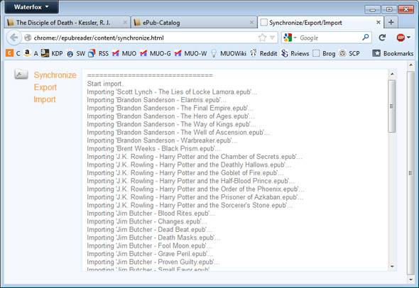 EPubReader: Read .EPUB Books For Free Right Inside Your Browser [Firefox]