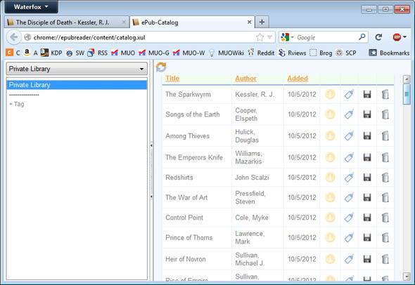 EPubReader: Read .EPUB Books For Free Right Inside Your Browser [Firefox]