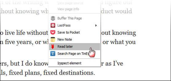 Forget Bookmarking! Save Pages to Read Later Offline With Read Later ...