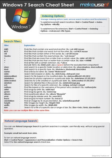 Windows 7 Search Tips