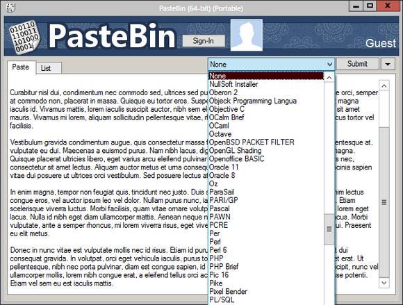 Pastebin Issue PasteBin Makes Using Pastebin.com Easier & Straight From The Desktop ...
