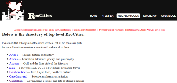 3 Archives That Will Bring You Back Into The Days Of GeoCities