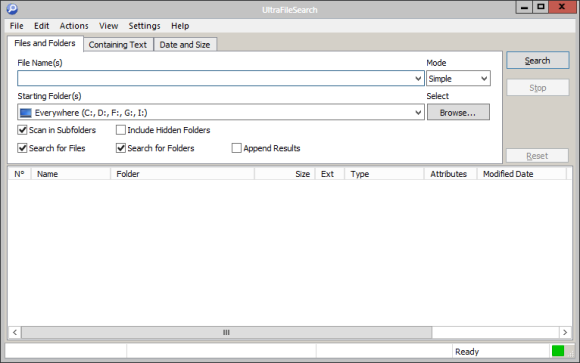 UltraFileSearch Lite: One Of The Best Free Replacements To Windows Search