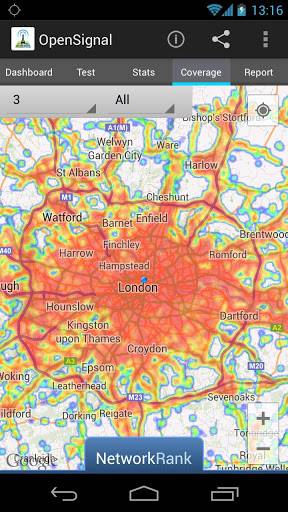 OpenSignal: Finds Networks With The Strongest Wifi Signal & Cellular ...