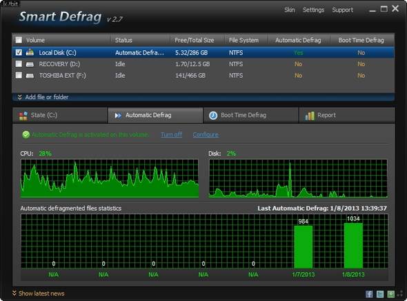 Defrag Engine IObit Smart Defrag: A Superb Hard Drive Defragmentation & Optimization ...