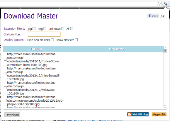 How To Filter & Download Multiple Files From A Webpage [Chrome]