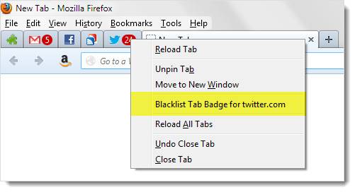 Tell The Number Of Unread Emails At A Glance With Tab Badges For Firefox