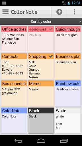 Color Note: Easily Take Notes & Manage To-Do Lists [Android]