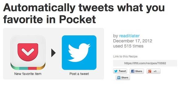 Supercharge Your Pocket Experience With These IFTTT Recipes