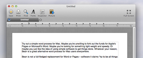 Bean: The Best Lightweight Word Processor for Mac