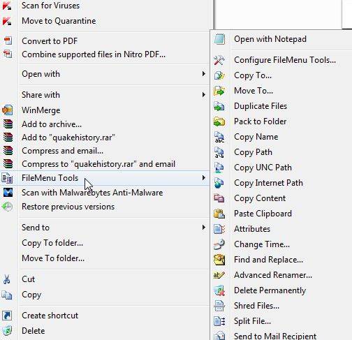 Make Your File Context Menu More Useful With FileMenu Tools