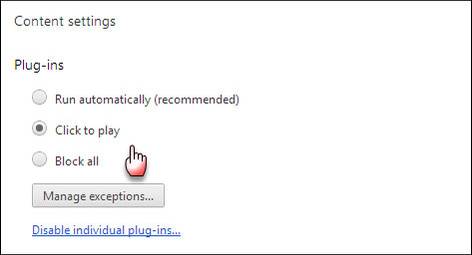 How to Stop Flash From Loading Automatically With FlashControl [Chrome]