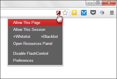 How to Stop Flash From Loading Automatically With FlashControl [Chrome]