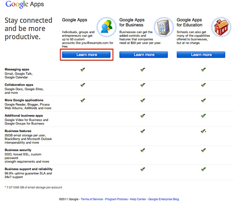 Google Apps Guide: Free Email and More On Your Website