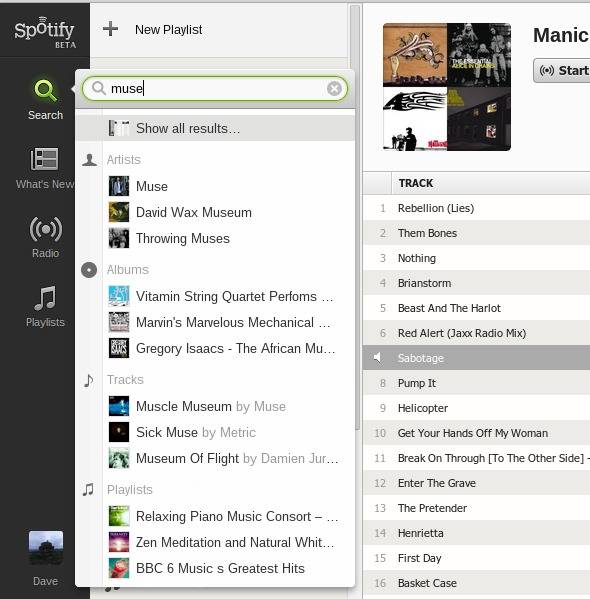 A First Look At The Spotify Web Player