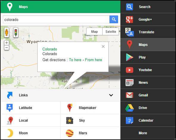 Black Menu: Access All Google Services Within A Single Menu [Chrome]