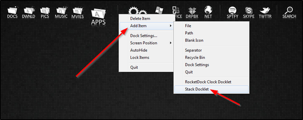 Docklet Key Computer RocketDock + Stacks Docklet: Not Just A Dock, But A Complete Desktop ...