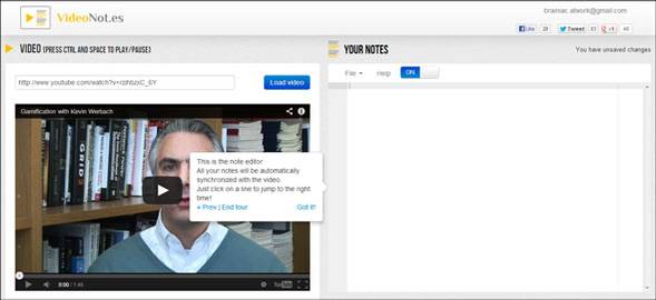 Learn How To Take Notes While Watching An Online Video With VideoNot.es