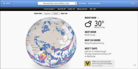 Forecast.io: The Elegant Weather App For The Globe That Shows The ...