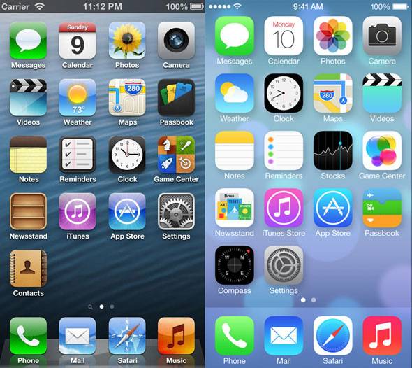 Ios 7 Neon What's New in iOS 7?