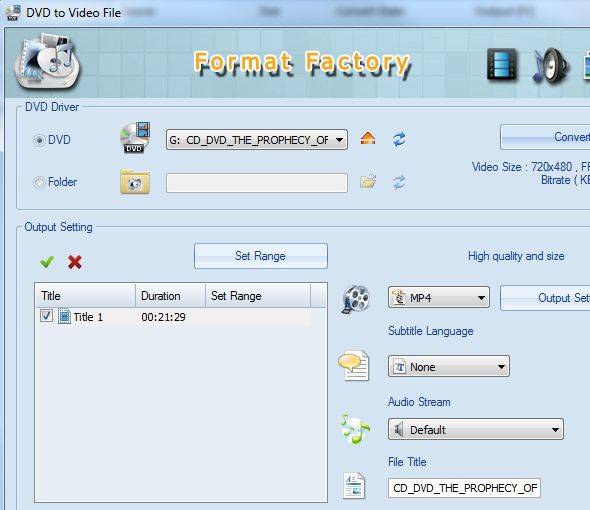 Convert Any Video Or Audio File To Any Format & Burn Discs With Format ...