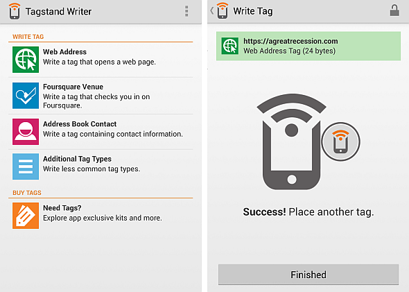 Tag Writer Feel Like a Billionaire With the Latest Uses for Android NFC Technology