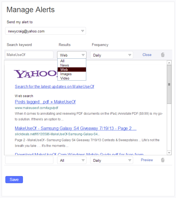 Yahoo! Alerts Is A Solid Google Alerts Alternative