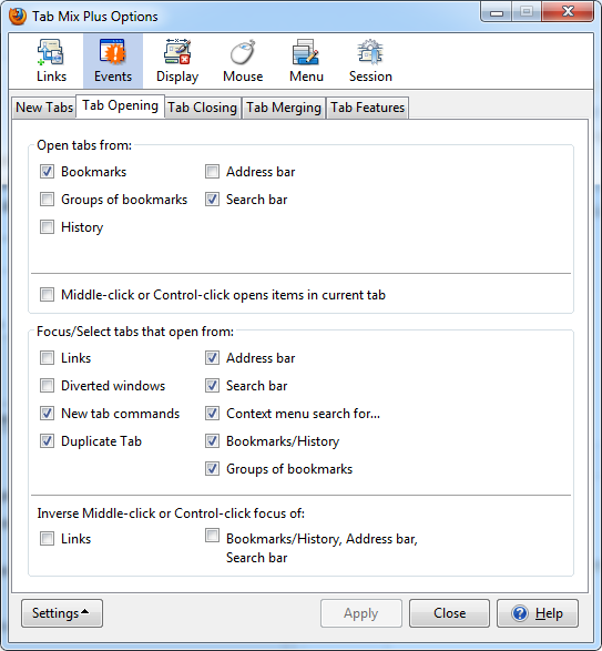 Manage Firefox Tabs Like A Pro With Tab Mix Plus