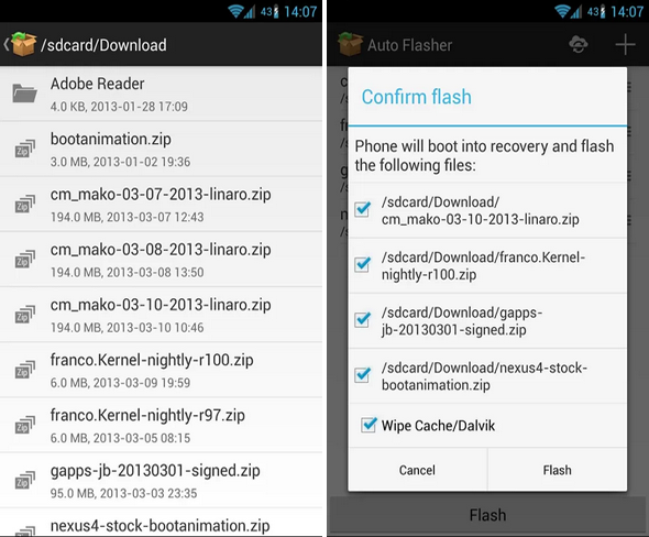 4 Simple and Easy Tools to Flash Android ROMs Compared