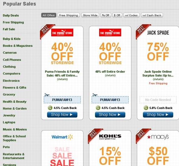 FatWallet: Hot Deals and Discount Coupons