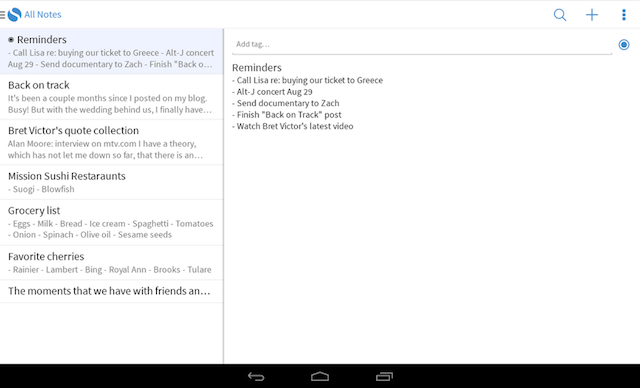 Simplenote Launches Official Android App For Easy Note-Taking