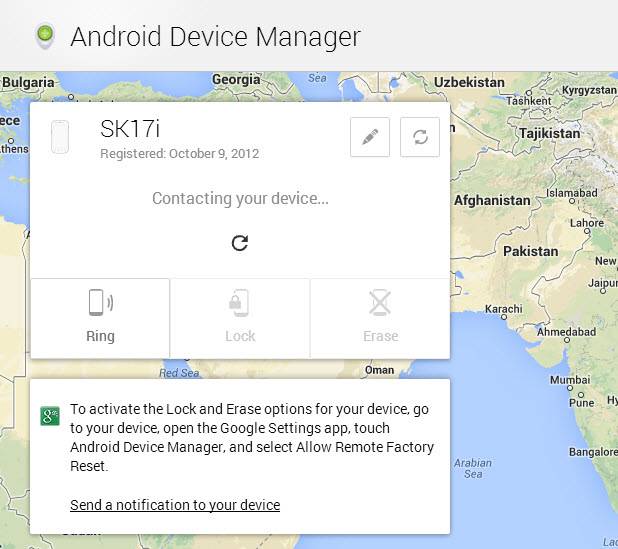 Lock Your Android Device Remotely With The Android Device Manager
