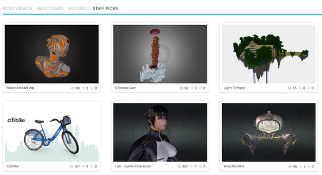 The Future Is Here: Sketchfab Puts 3D Models Right In Your Browser