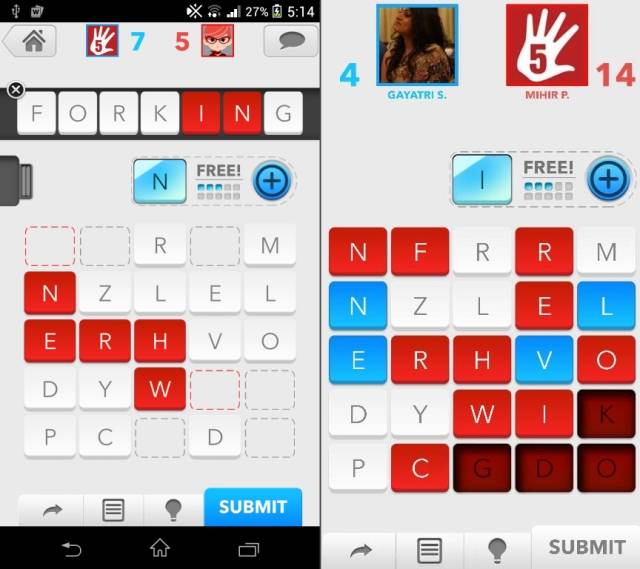 3 Cross Platform, Free Word Games For Android and iOS Users To Compete On