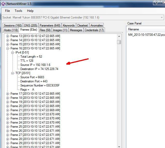 Monitor Your Network and Watch Your Bandwidth With NetworkMiner