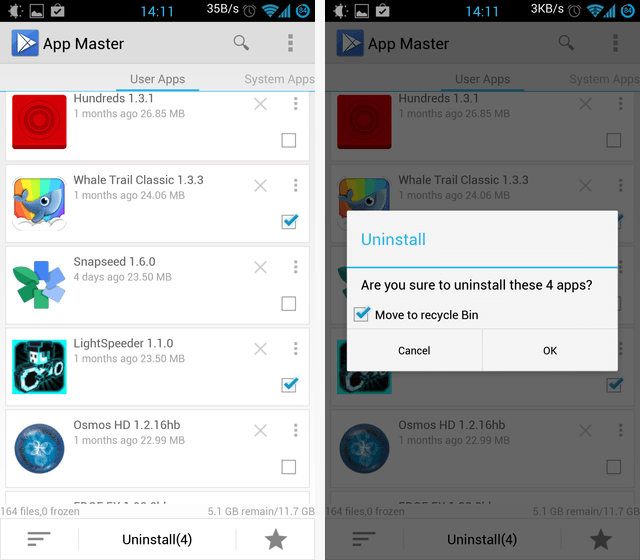 App Master: A Simple, Clean, Friendly Way To Bulk Uninstall Android Apps