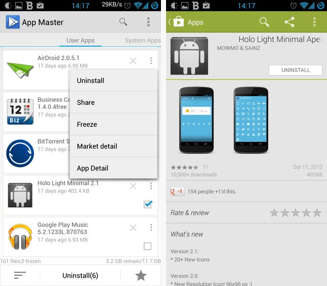 App Master: A Simple, Clean, Friendly Way To Bulk Uninstall Android Apps