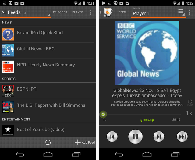 4 App Showdown: Which Is the Best Android Podcast App?