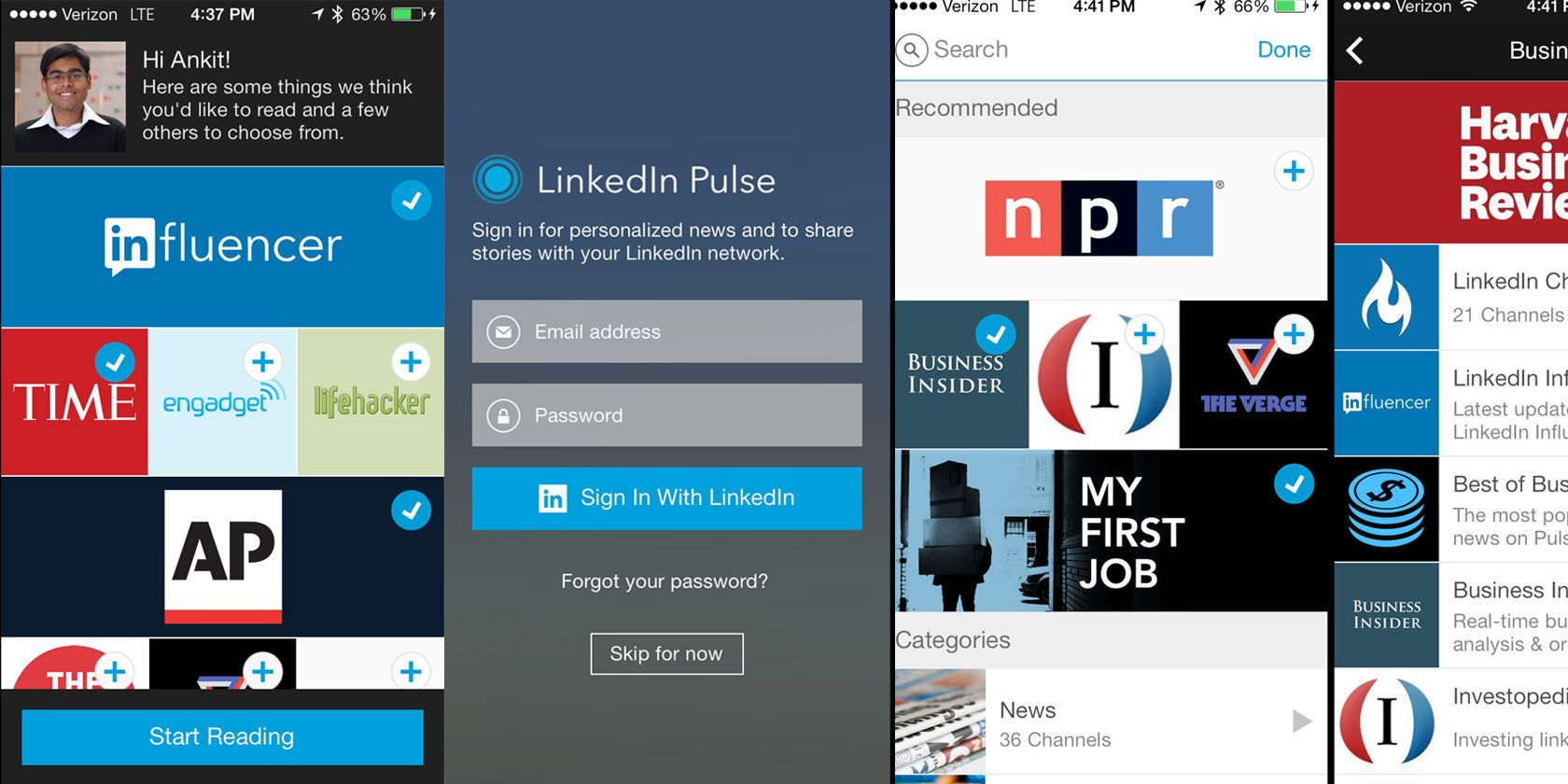 LinkedIn Integrates With Pulse For Professional News Aggregation ...