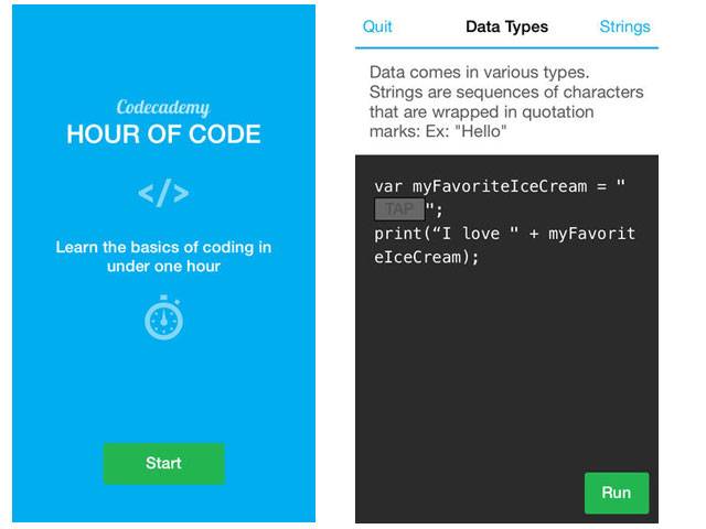 Jenus Hour Coding App Learn Coding On The Move With Codecademy’s Hour Of Code iOS App