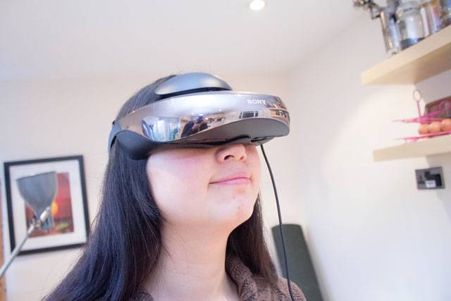 Sony HMZ-T3W Head-mounted Display Hands-on: Wearable Tech Takes A Turn Towards Madness