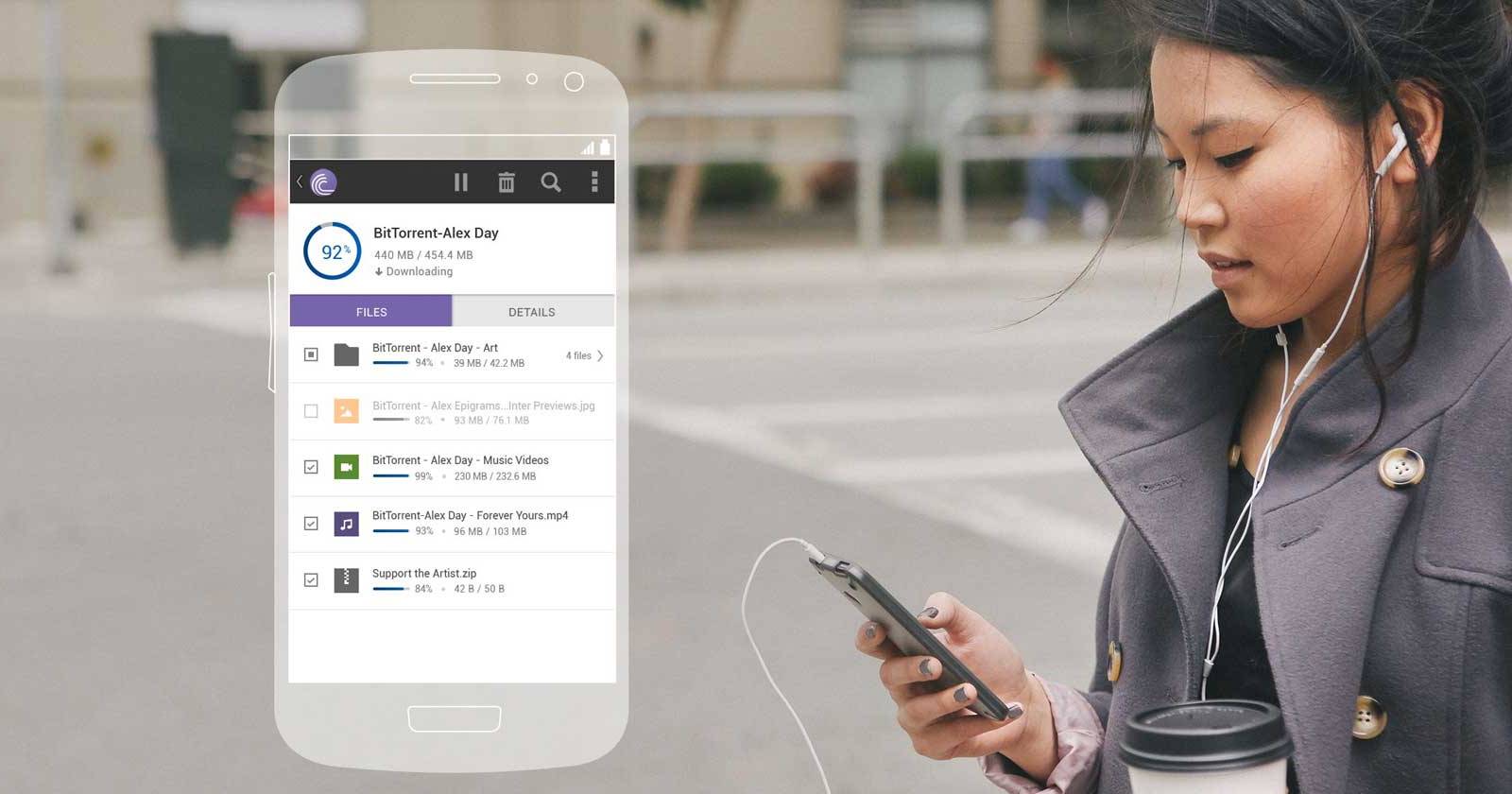 Bittorrent Clients Android BitTorrent Revamps Android App With Easier File Sharing