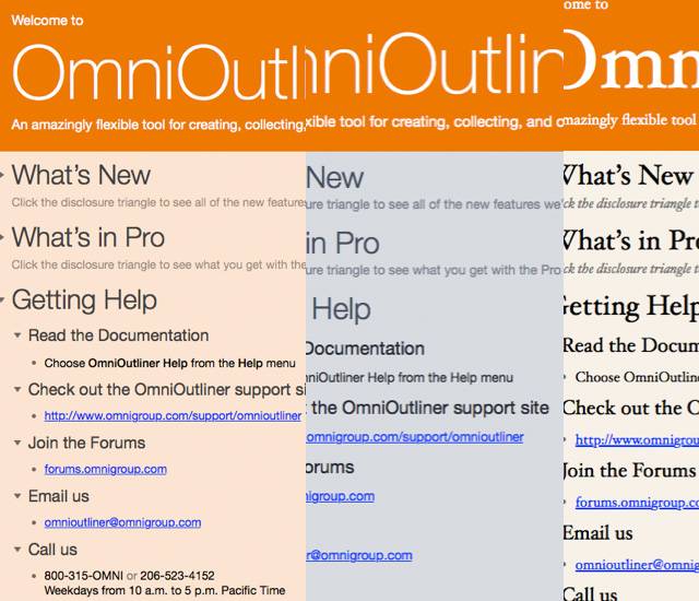 Brainstorm, Manage & Present Outlines With Style Using OmniOutliner 4