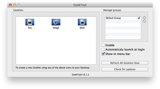 How To Use GeekTool To Truly Make Your Mac Your Own